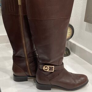 Michael Kors Dark Brown Over the Knee Boots size 7.5